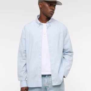 Poplin Button-Up Shirt